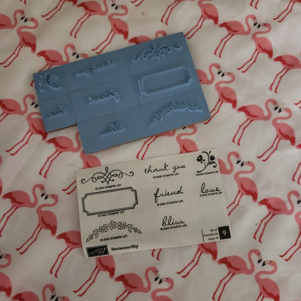 Stampin' Up! "Noteworthy" Stamp Set